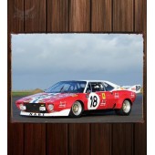 Металлическая табличка Ferrari Dino 308 GT 4 LM NART (#08020)